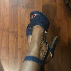 JESSICA SIMPSON DEMIN HEEL